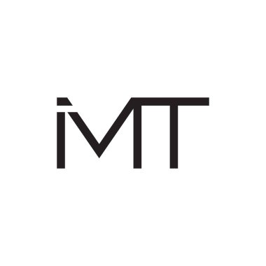 mt ilk harf vektör logosu