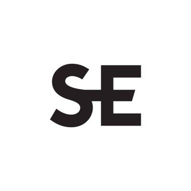 se ilk harf vektör logosu