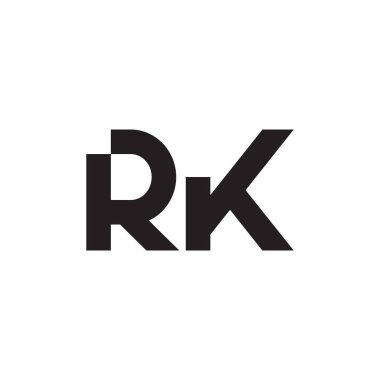rk ilk harf vektör logosu
