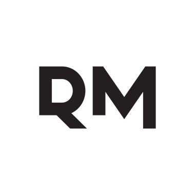 rm ilk harf vektör logosu