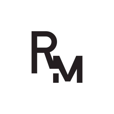 rm ilk harf vektör logosu