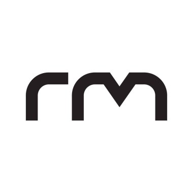 rm ilk harf vektör logosu