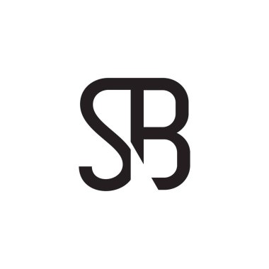 sb ilk harf vektör logosu
