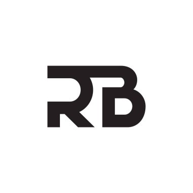 rb ilk harf vektör logosu