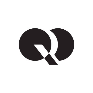 qo ilk harf vektör logosu