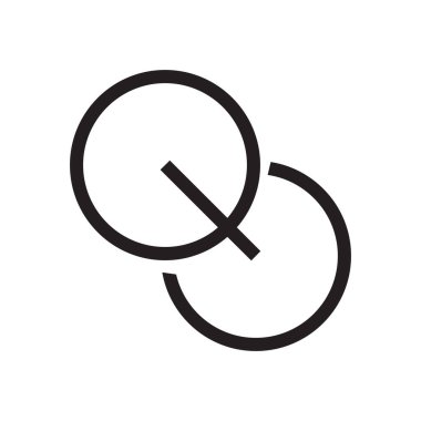 qo ilk harf vektör logosu