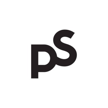 ps ilk harf vektör logosu