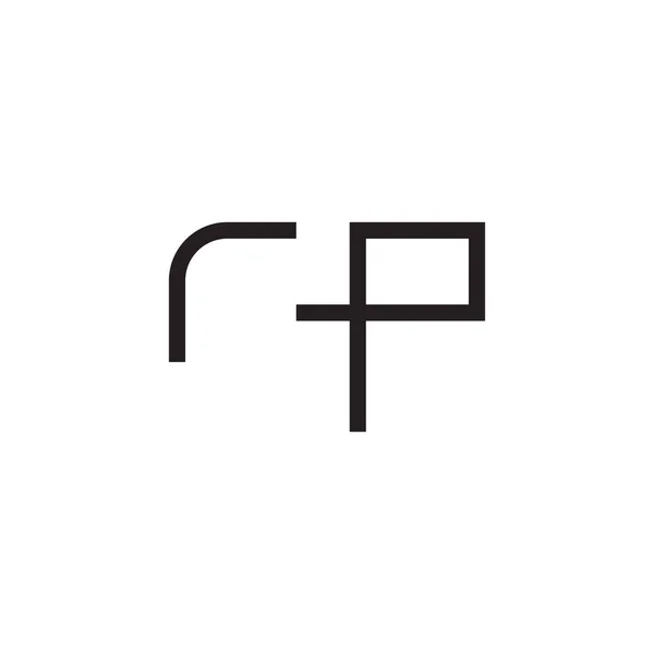 Rp初始字母向量标识 — 图库矢量图片