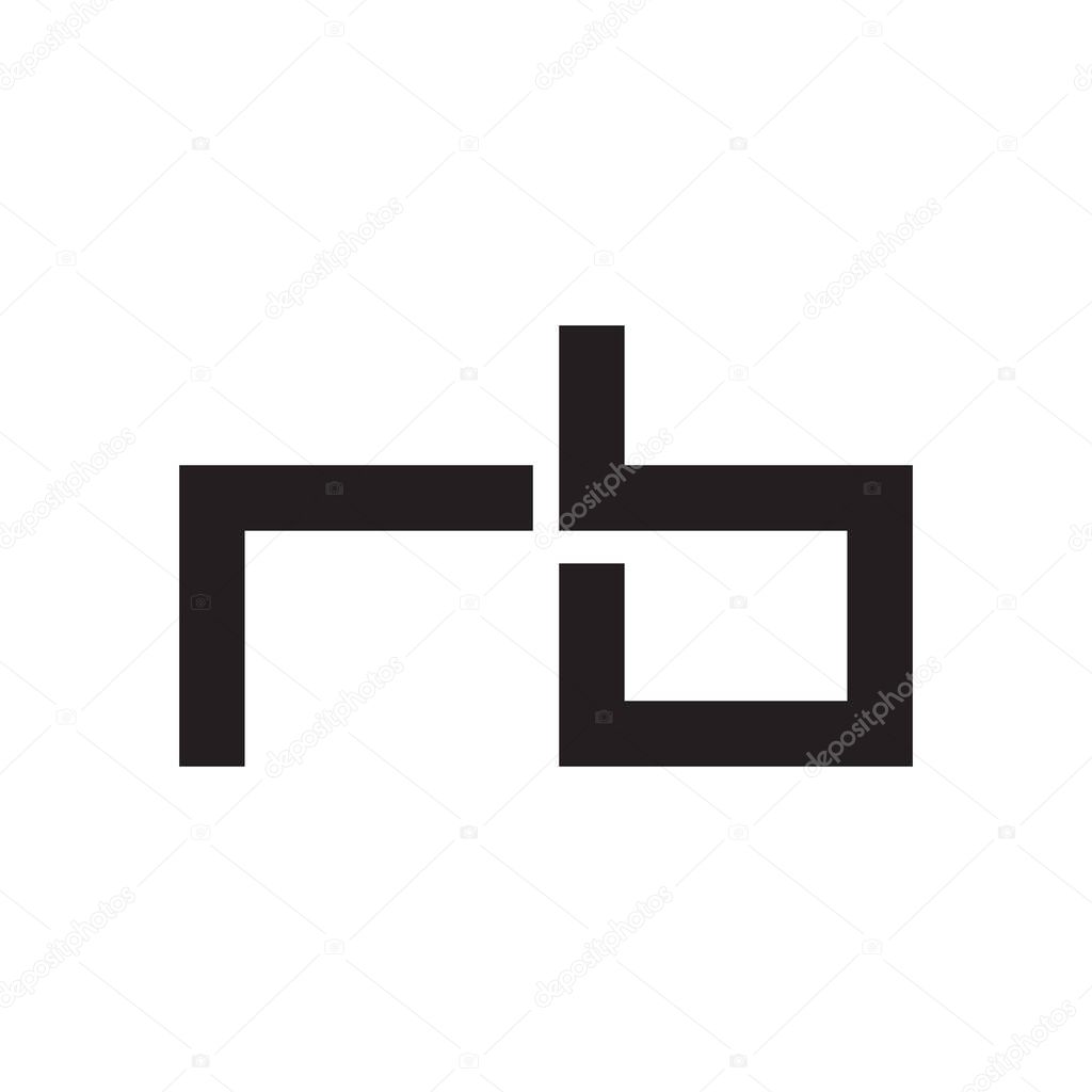 Rb initial letter vector logo
