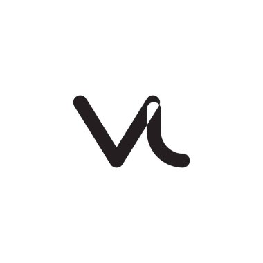 vl ilk harf vektör logosu