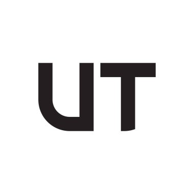 ut ilk harf vektör logosu