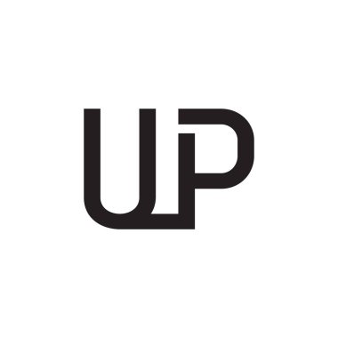 ilk harf vektör logosunu yükselt