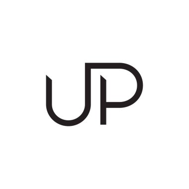 ilk harf vektör logosunu yükselt