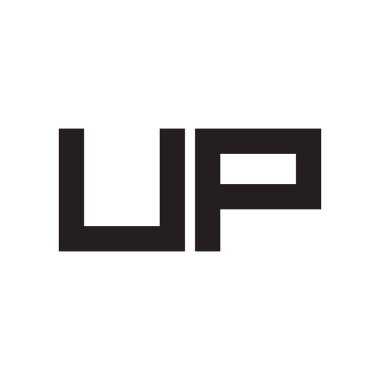 ilk harf vektör logosunu yükselt