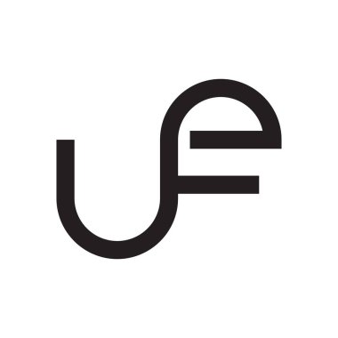 Başlangıç harfi vektör logosuna bak