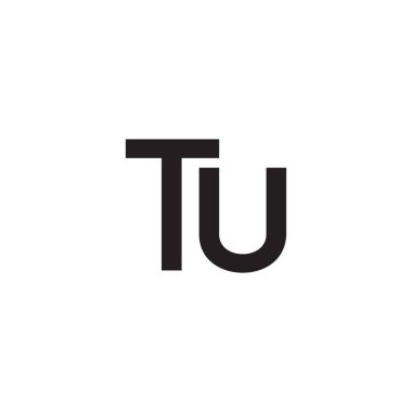 tu ilk harf vektör logosu