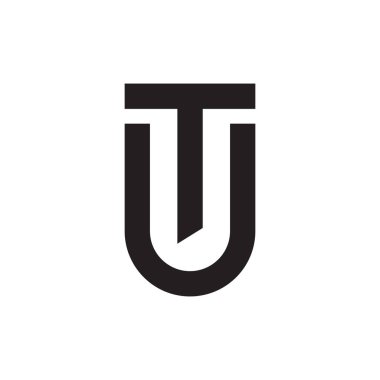 tu ilk harf vektör logosu