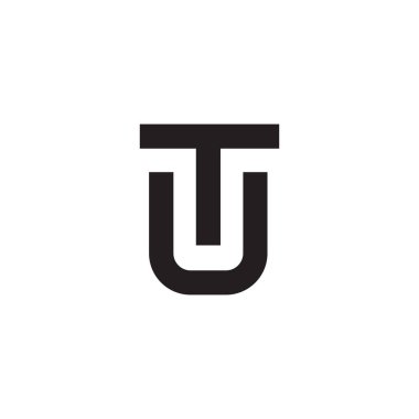 tu ilk harf vektör logosu