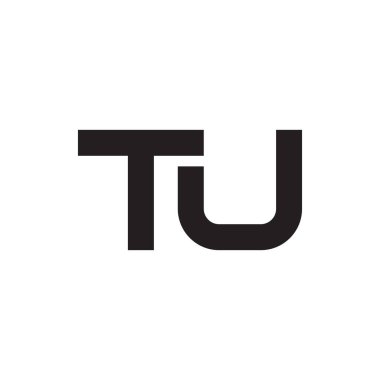 tu ilk harf vektör logosu