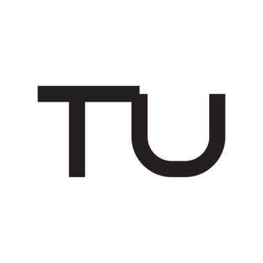 tu ilk harf vektör logosu