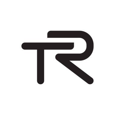 tr ilk harf vektör logosu