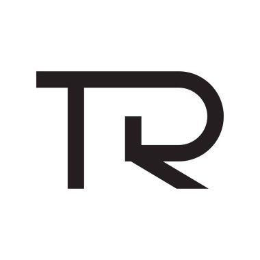 tr ilk harf vektör logosu