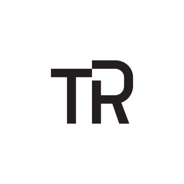 tr ilk harf vektör logosu