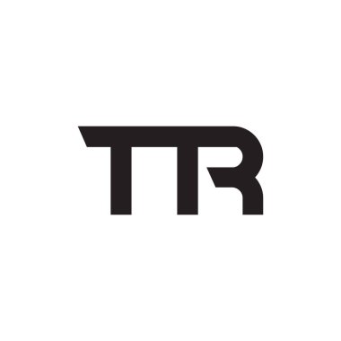 tr ilk harf vektör logosu