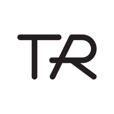 tr ilk harf vektör logosu