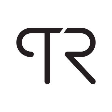 tr ilk harf vektör logosu