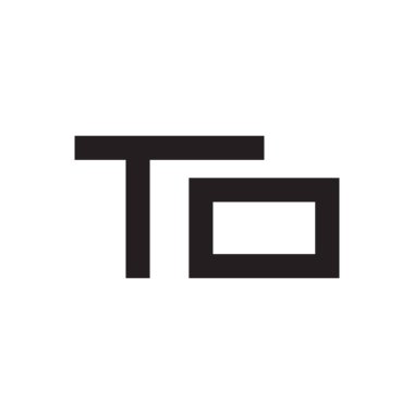 ilk harf vektör logosuna