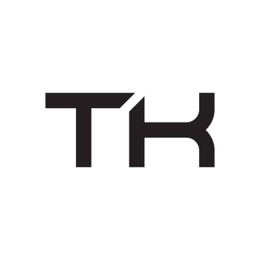 tk ilk harf vektör logosu