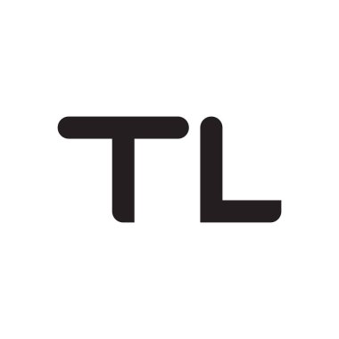 tl ilk harf vektör logosu