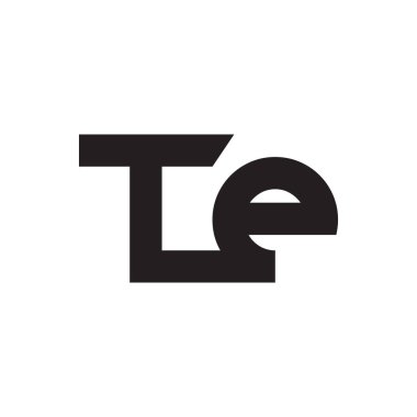 İlk harf vektör logosunu girin