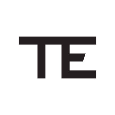 İlk harf vektör logosunu girin