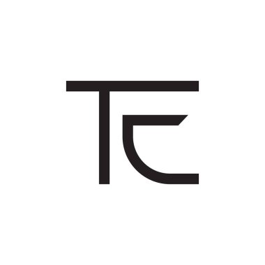 İlk harf vektör logosunu girin