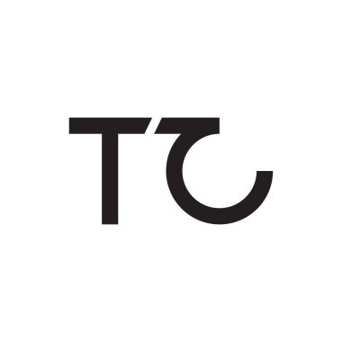 tc ilk harf vektör logosu