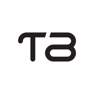 tb ilk harf vektör logosu