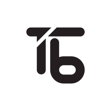 tb ilk harf vektör logosu
