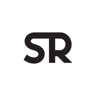 Sr ilk harf vektör logosu