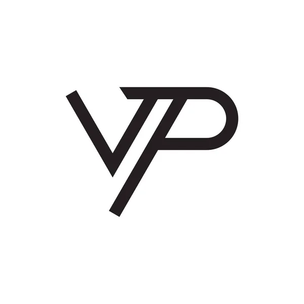 Logotipo Vetor Letra Inicial — Vetor de Stock