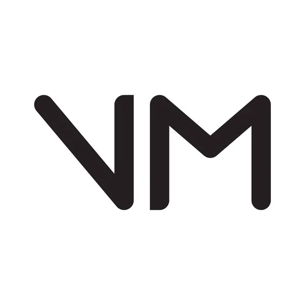 Logotipo Vetor Letra Inicial — Vetor de Stock