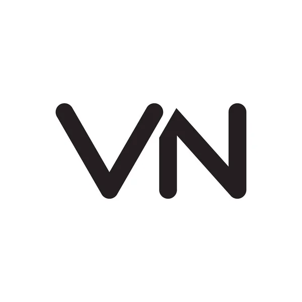 Inicial Letra Vector Logo — Archivo Imágenes Vectoriales