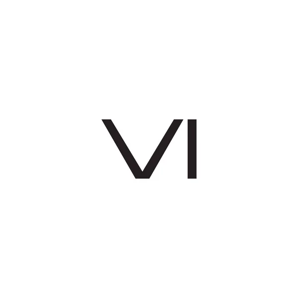 Anfangsbuchstabe Vektor Logo — Stockvektor