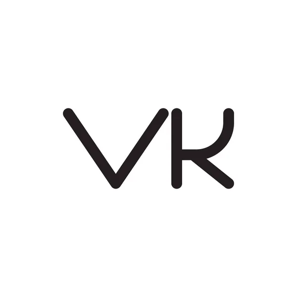 Första Bokstaven Vektor Logotyp — Stock vektor