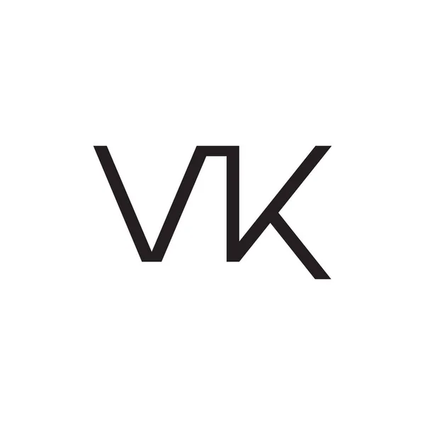 Ilk Harf Vektör Logosu — Stok Vektör