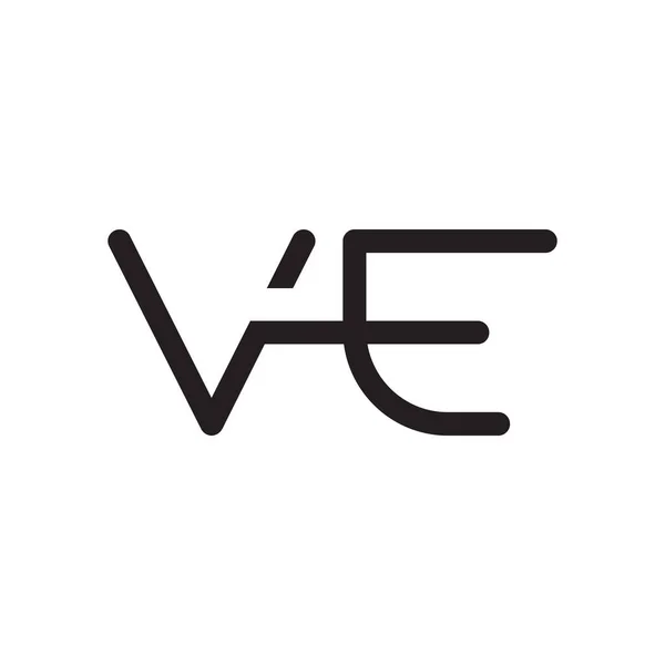 Logotipo Vetor Carta Inicial —  Vetores de Stock