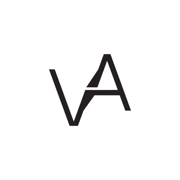 Anfangsbuchstabe Vektor Logo — Stockvektor