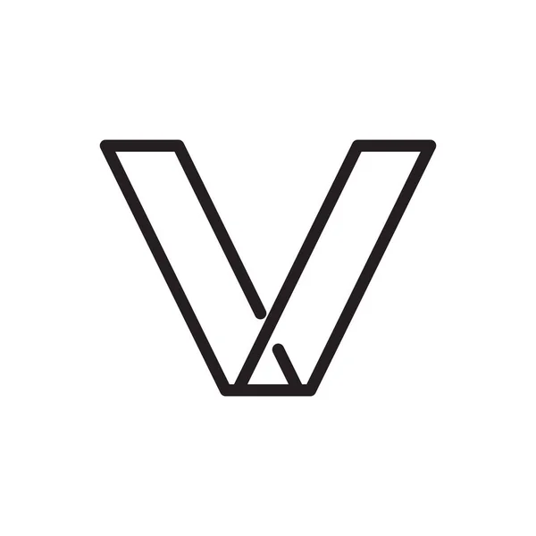 Logotipo Vetor Carta Inicial — Vetor de Stock