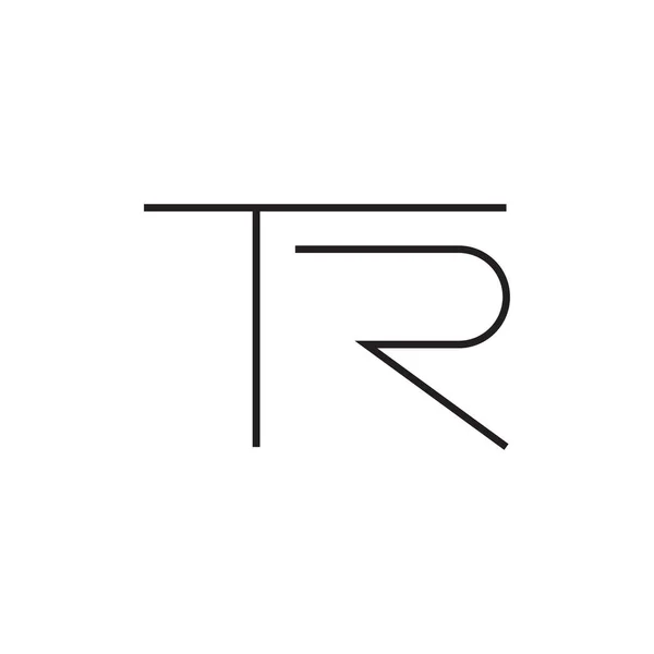 Tr初始字母向量标识 — 图库矢量图片